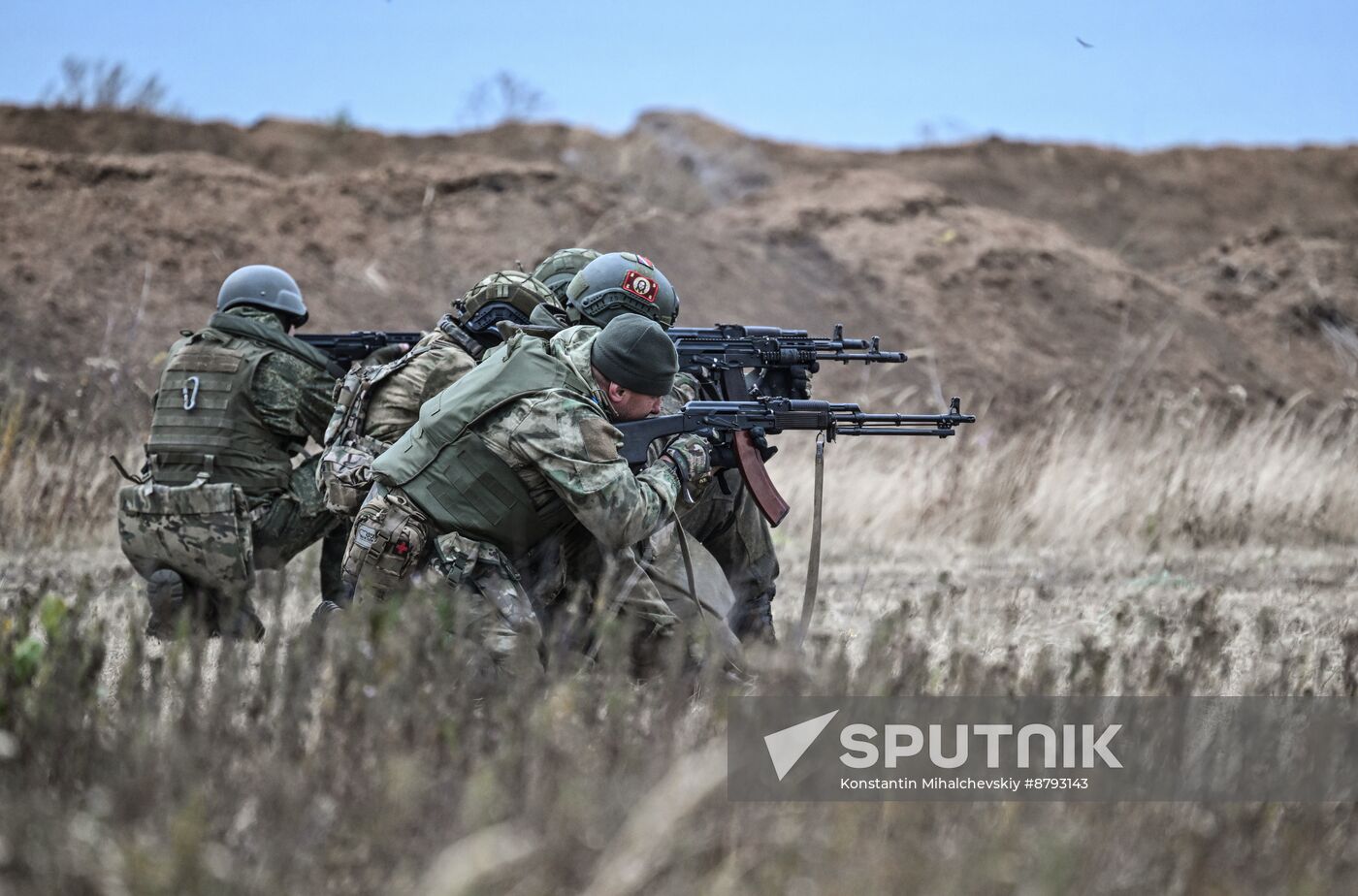 Russia Ukraine Military Operation Troops Training