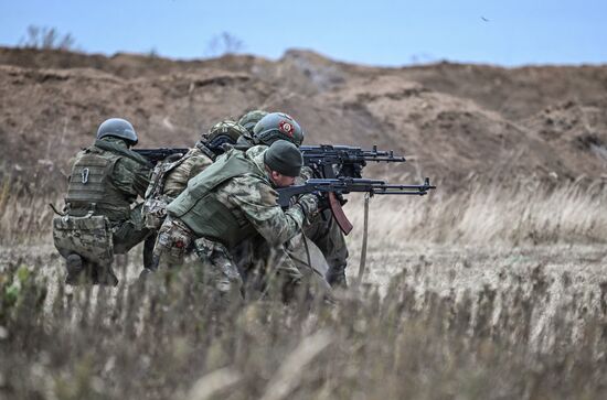 Russia Ukraine Military Operation Troops Training