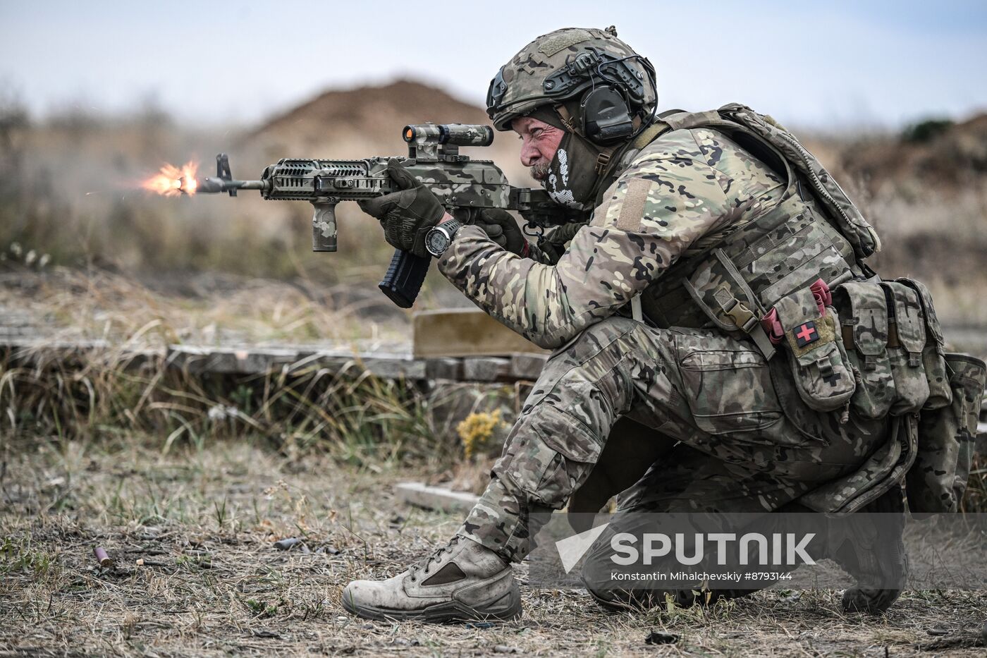 Russia Ukraine Military Operation Troops Training