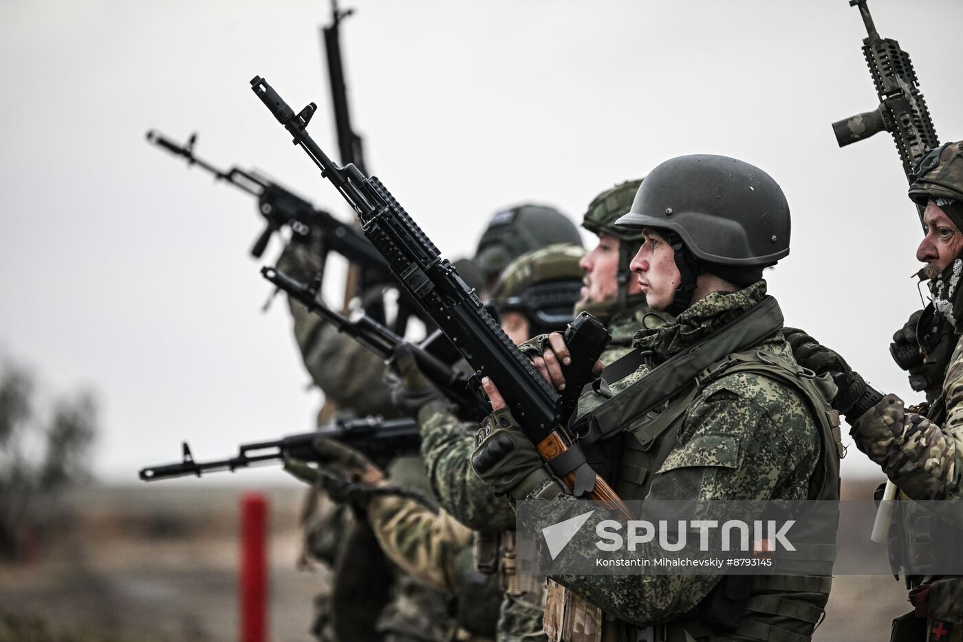 Russia Ukraine Military Operation Troops Training