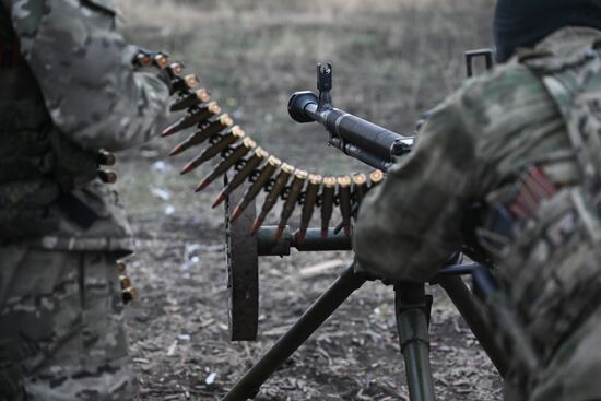 Russia Ukraine Military Operation Troops Training