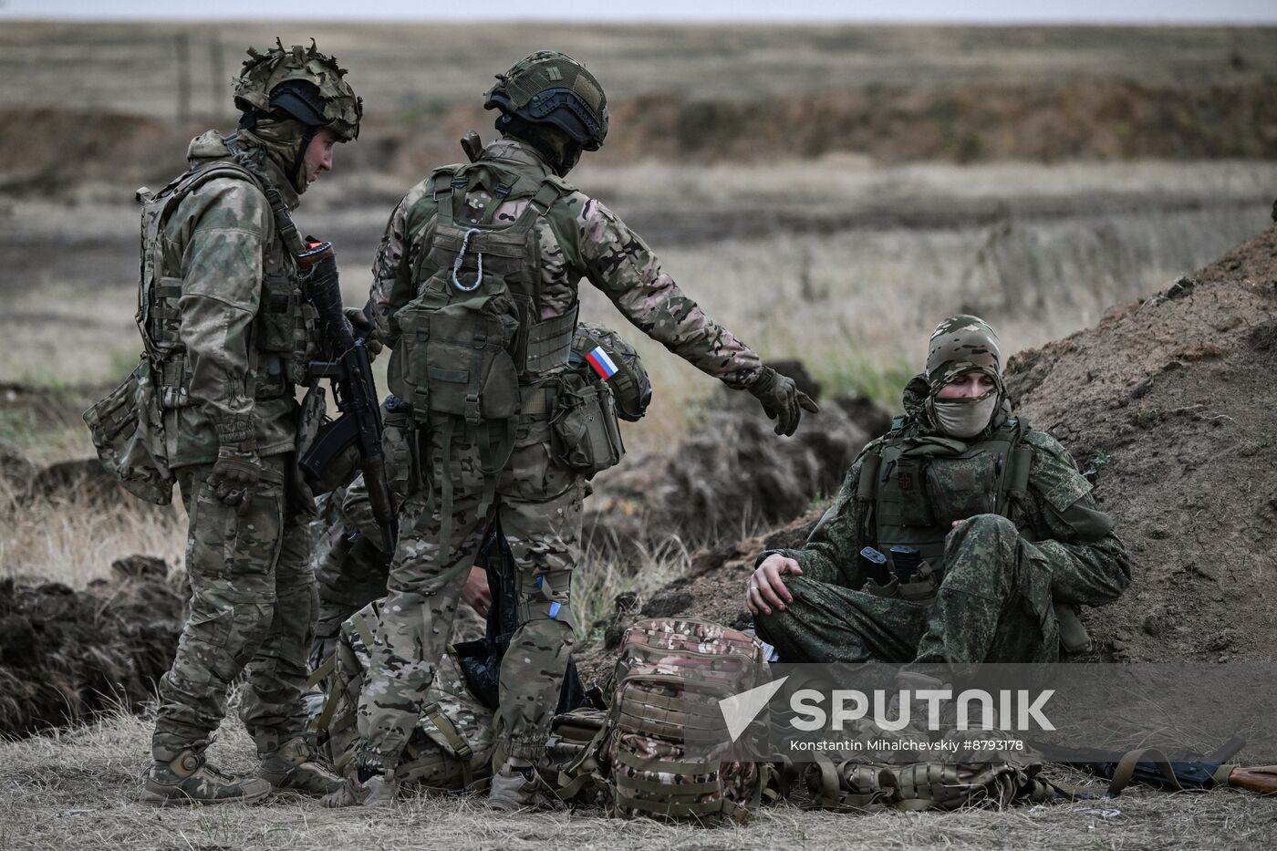 Russia Ukraine Military Operation Troops Training