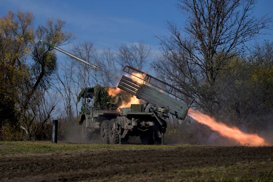 Russia Ukraine Military Operation Artillery Unit