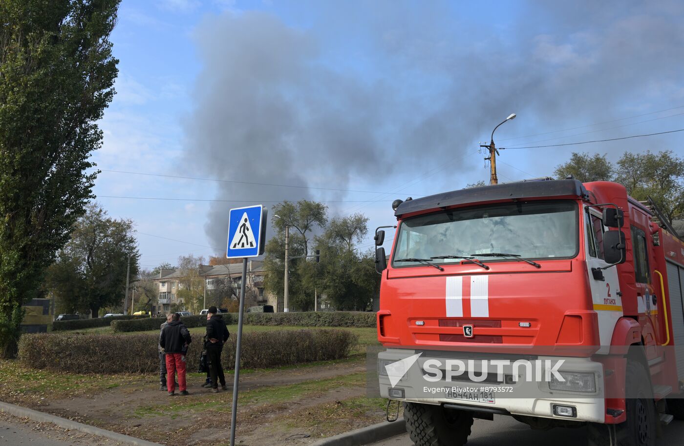 Russia LPR Shelling