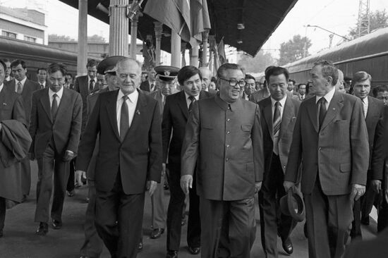 Kim Il Sung's visit to USSR, May 23-25, 1984