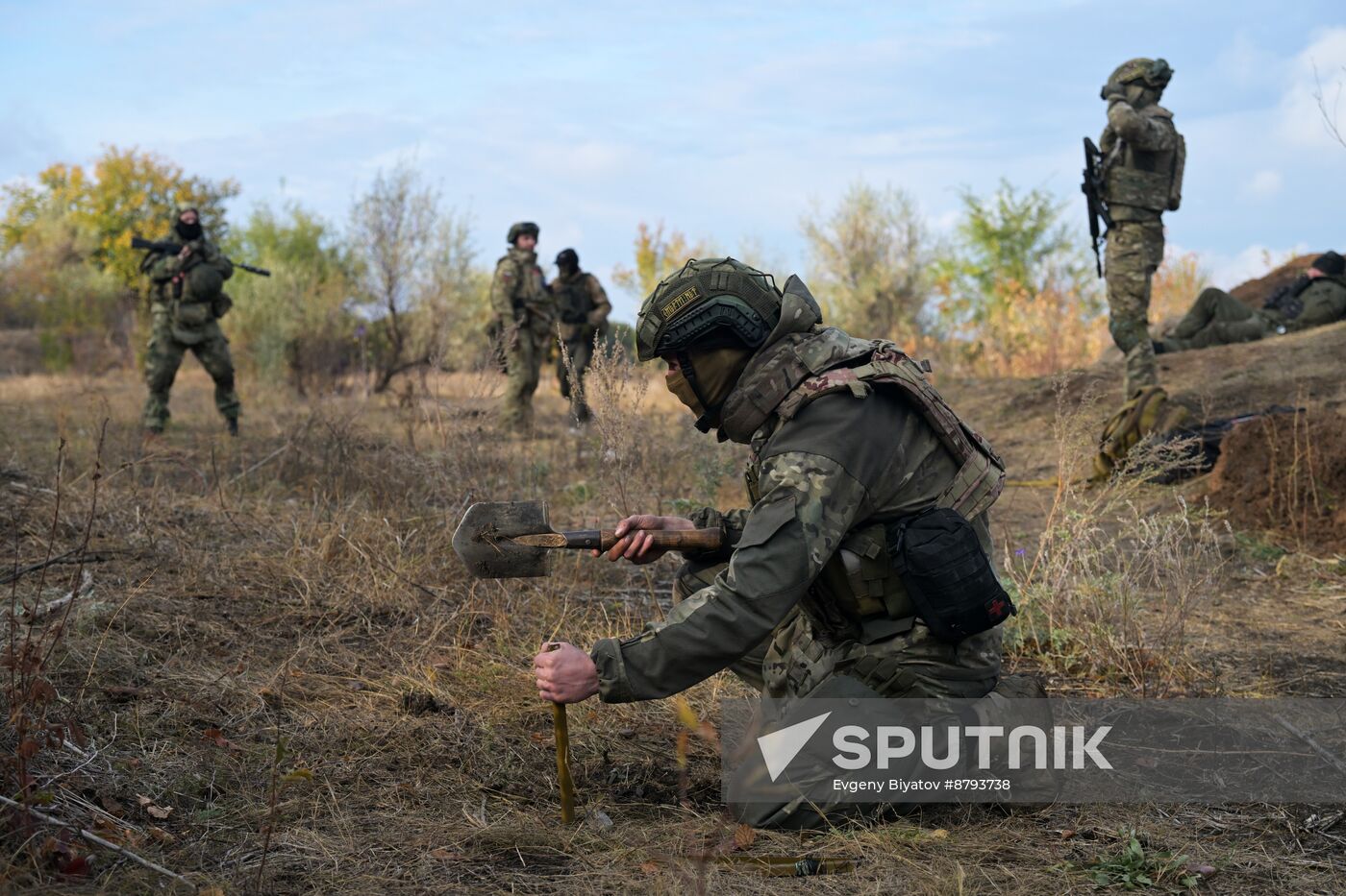 Russia Ukraine Military Operation Engineer Unit