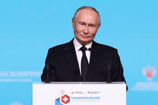 Russia Putin National Healthcare Congress