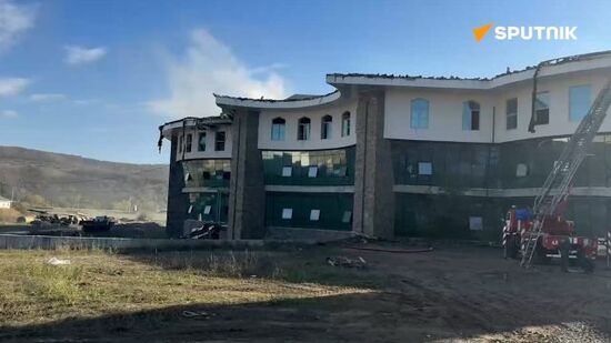 Russian Special Forces University in Chechen Republic after drone attack