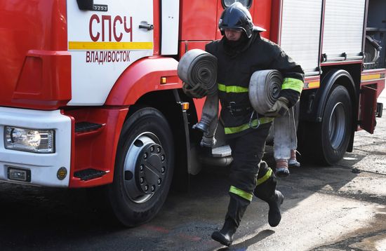 Russia Fire Drills