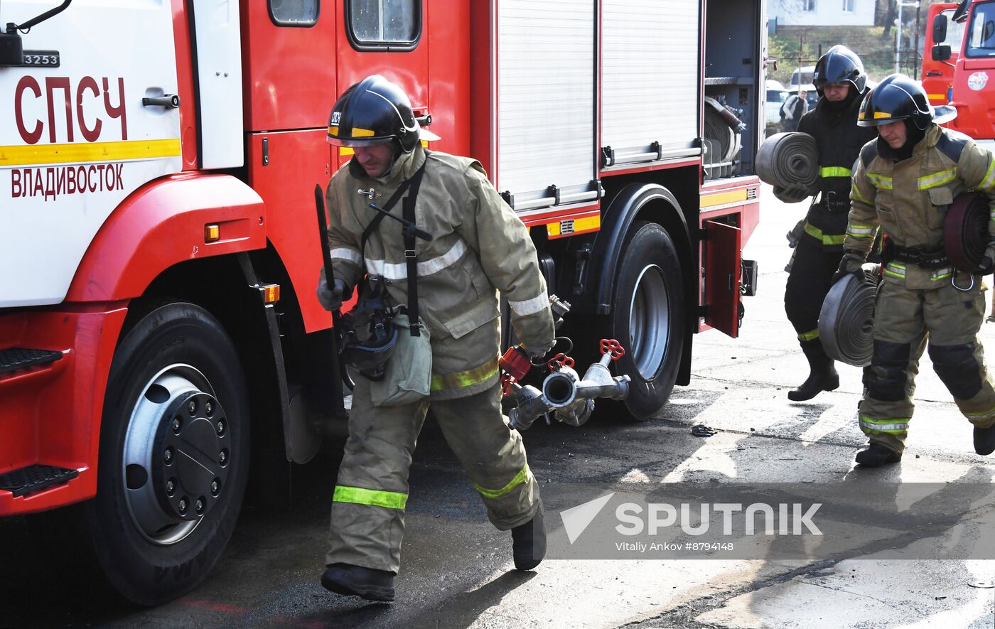 Russia Fire Drills