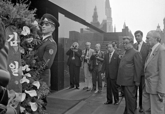 Kim Il-sung visits Soviet Union on May 23-25, 1984