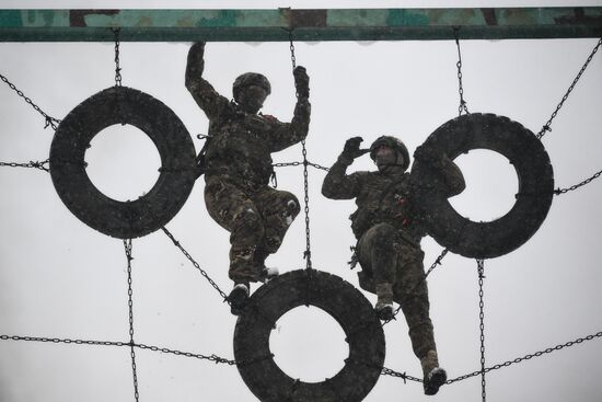Russia Cadets Military Exercise