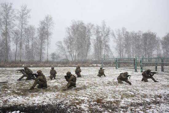 Russia Cadets Military Exercise