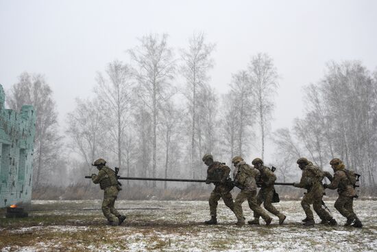Russia Cadets Military Exercise