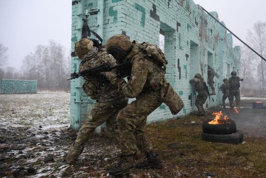 Russia Cadets Military Exercise
