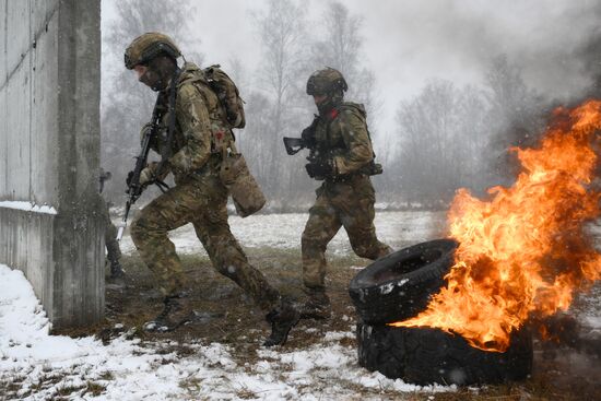 Russia Cadets Military Exercise