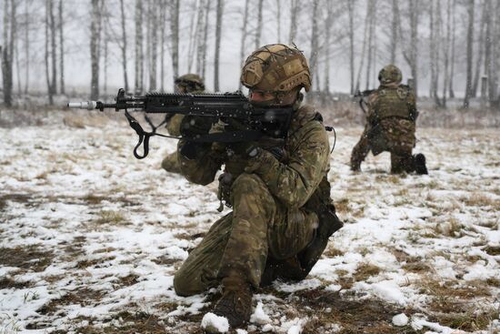 Russia Cadets Military Exercise