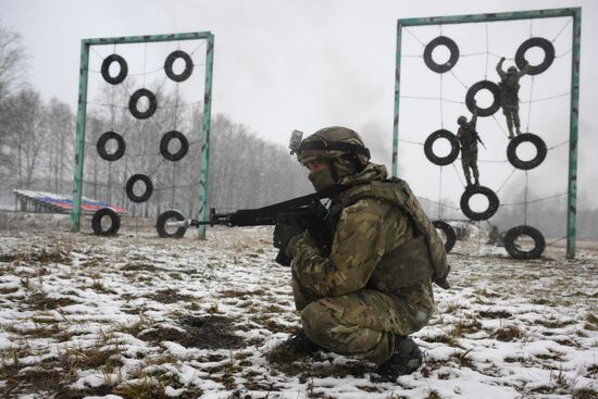 Russia Cadets Military Exercise