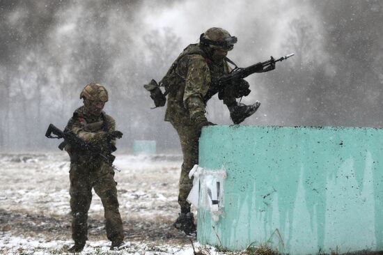Russia Cadets Military Exercise