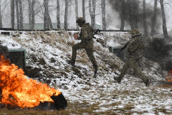 Russia Cadets Military Exercise