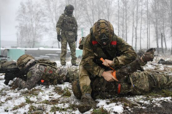 Russia Cadets Military Exercise