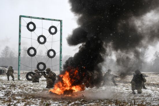 Russia Cadets Military Exercise