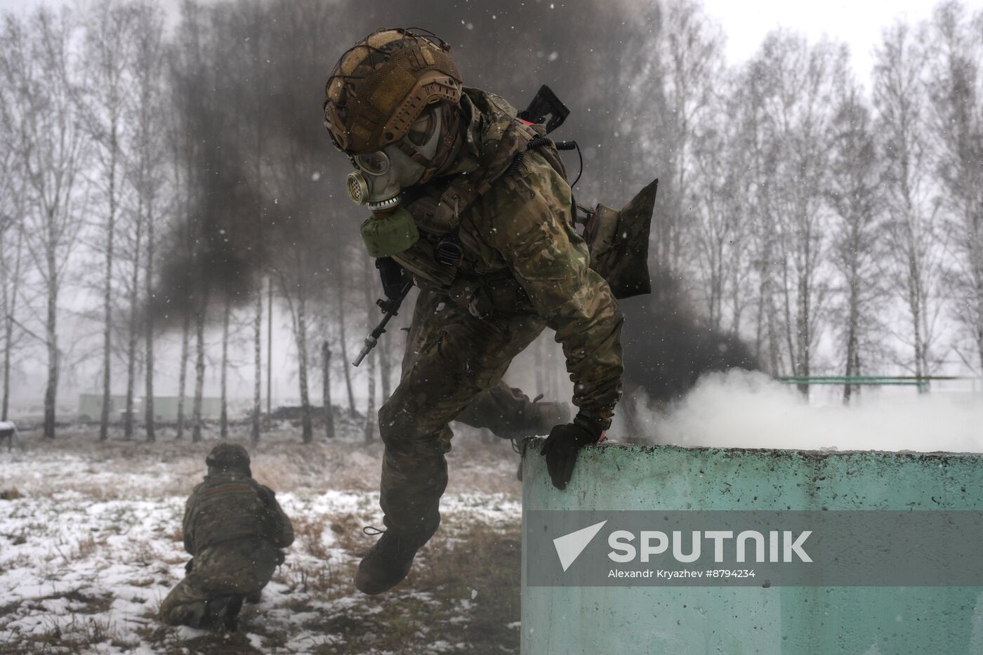 Russia Cadets Military Exercise