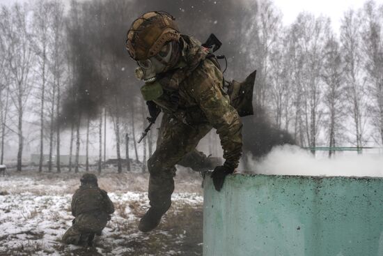 Russia Cadets Military Exercise