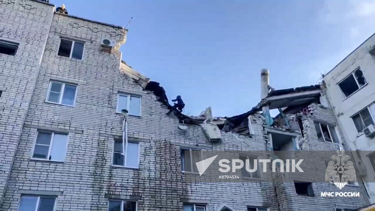 Russia Gas Explosion