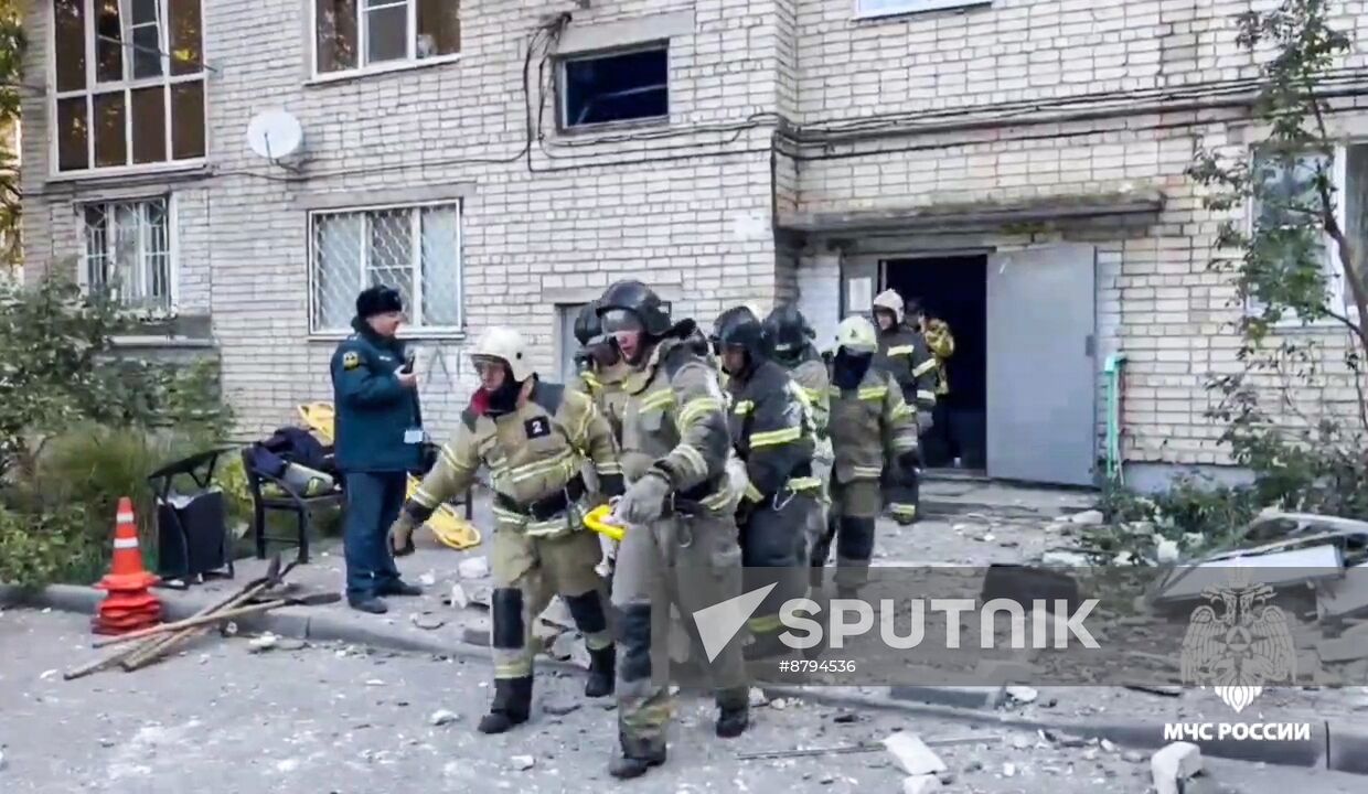 Russia Gas Explosion