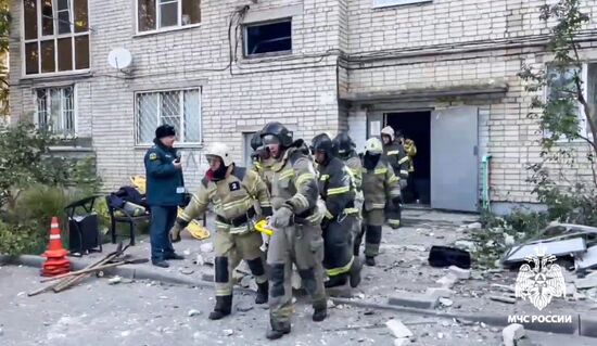 Russia Gas Explosion