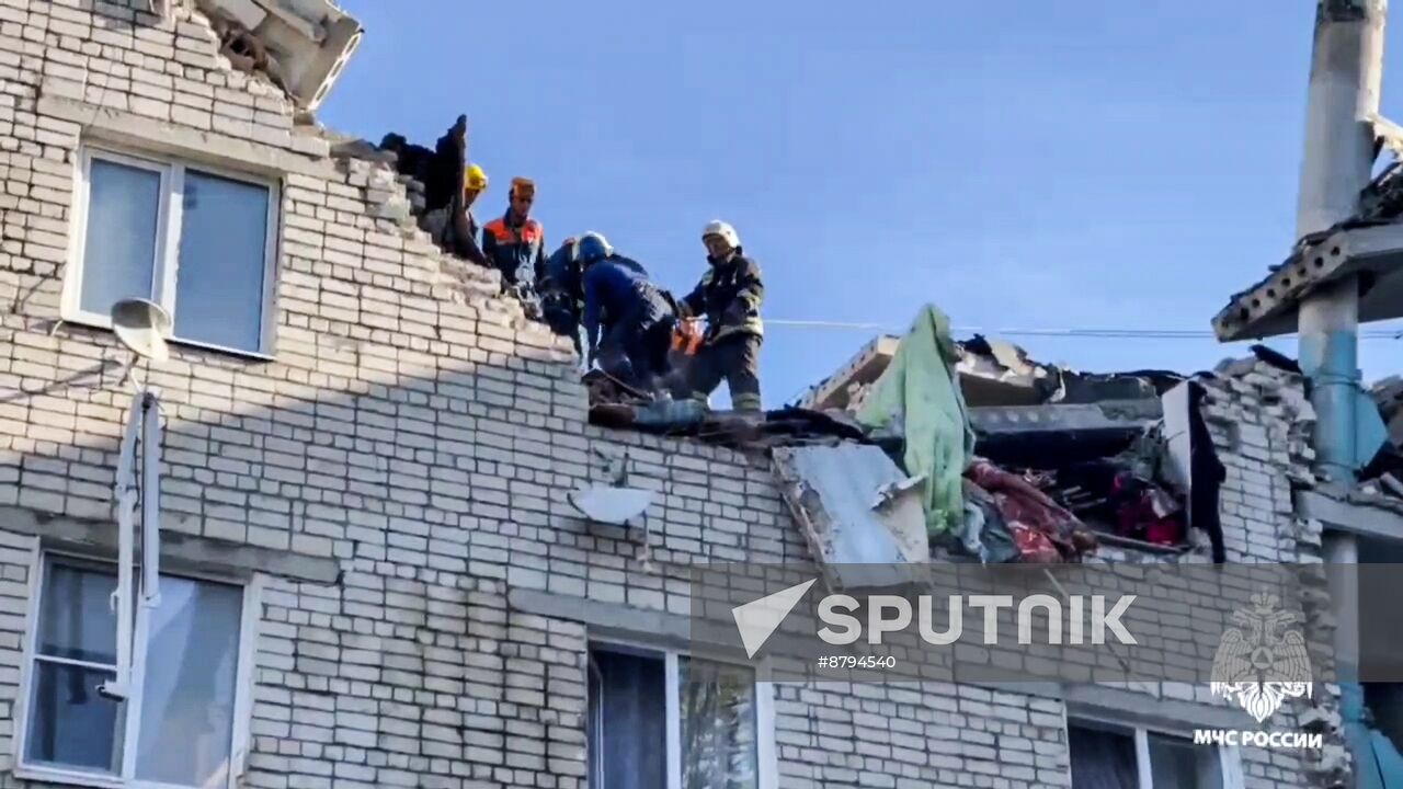 Russia Gas Explosion