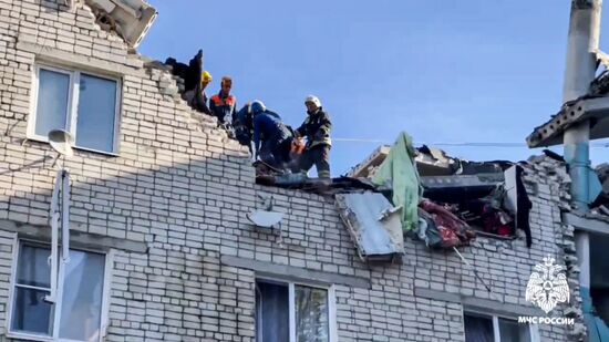 Russia Gas Explosion
