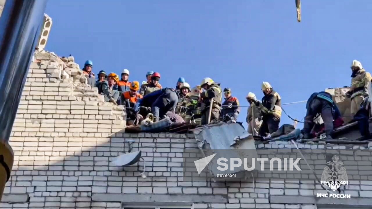 Russia Gas Explosion