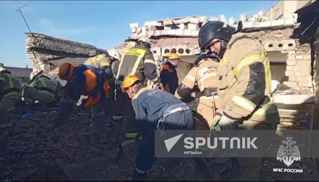 Russia Gas Explosion