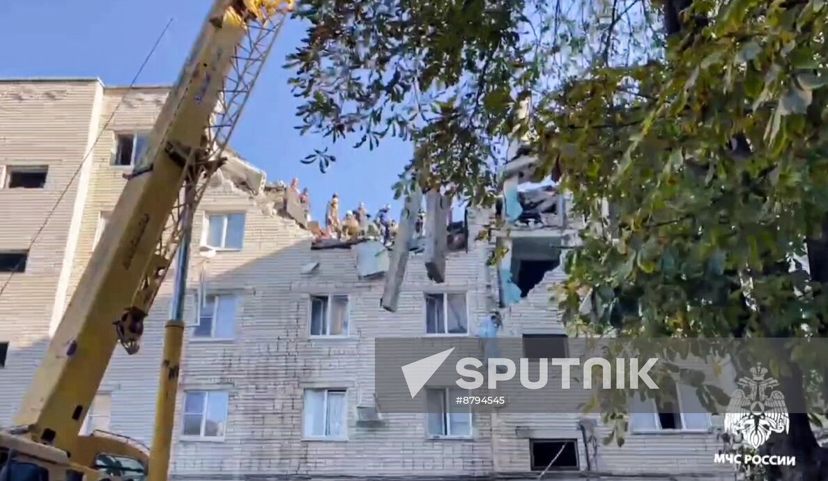 Russia Gas Explosion