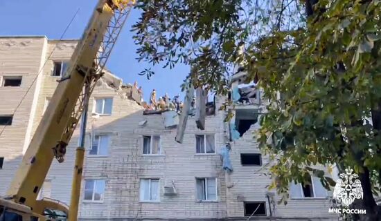 Russia Gas Explosion