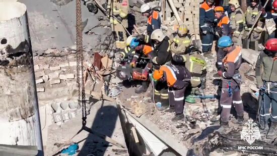 Russia Gas Explosion