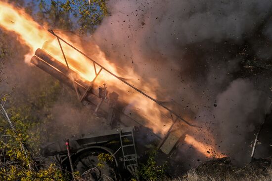 Russia Ukraine Military Operation Artillery Unit