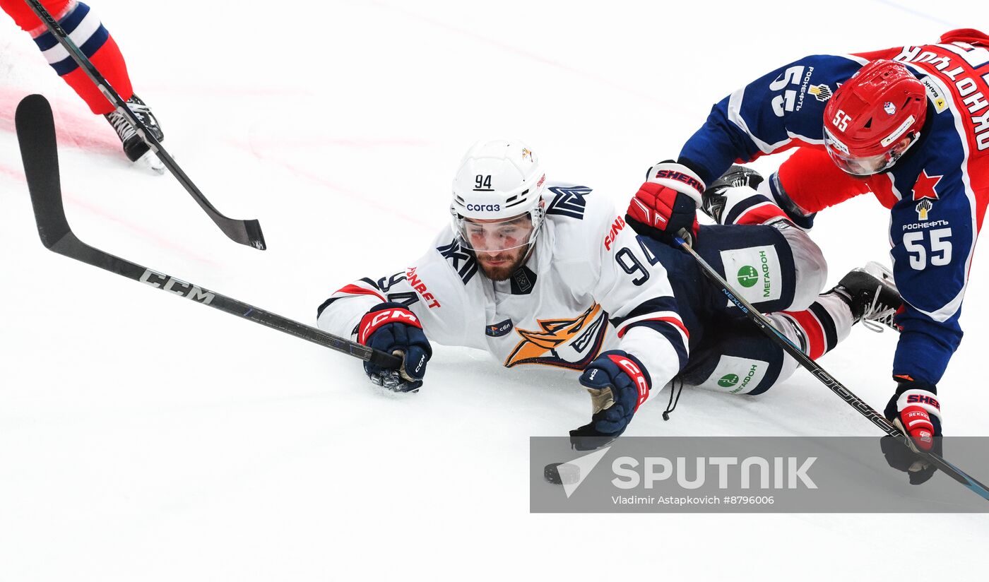 Russia Ice Hockey Kontinental League CSKA - Metallurg