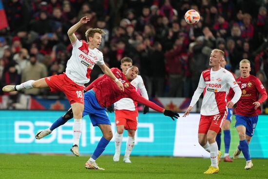 Russia Soccer Premier-League CSKA - Spartak