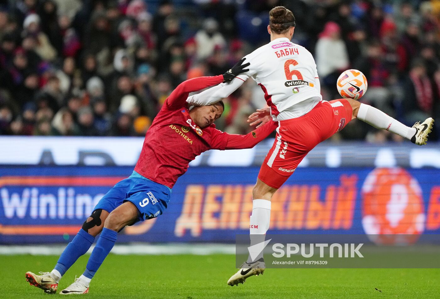 Russia Soccer Premier-League CSKA - Spartak