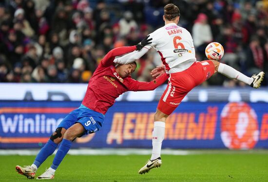 Russia Soccer Premier-League CSKA - Spartak