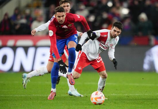 Russia Soccer Premier-League CSKA - Spartak