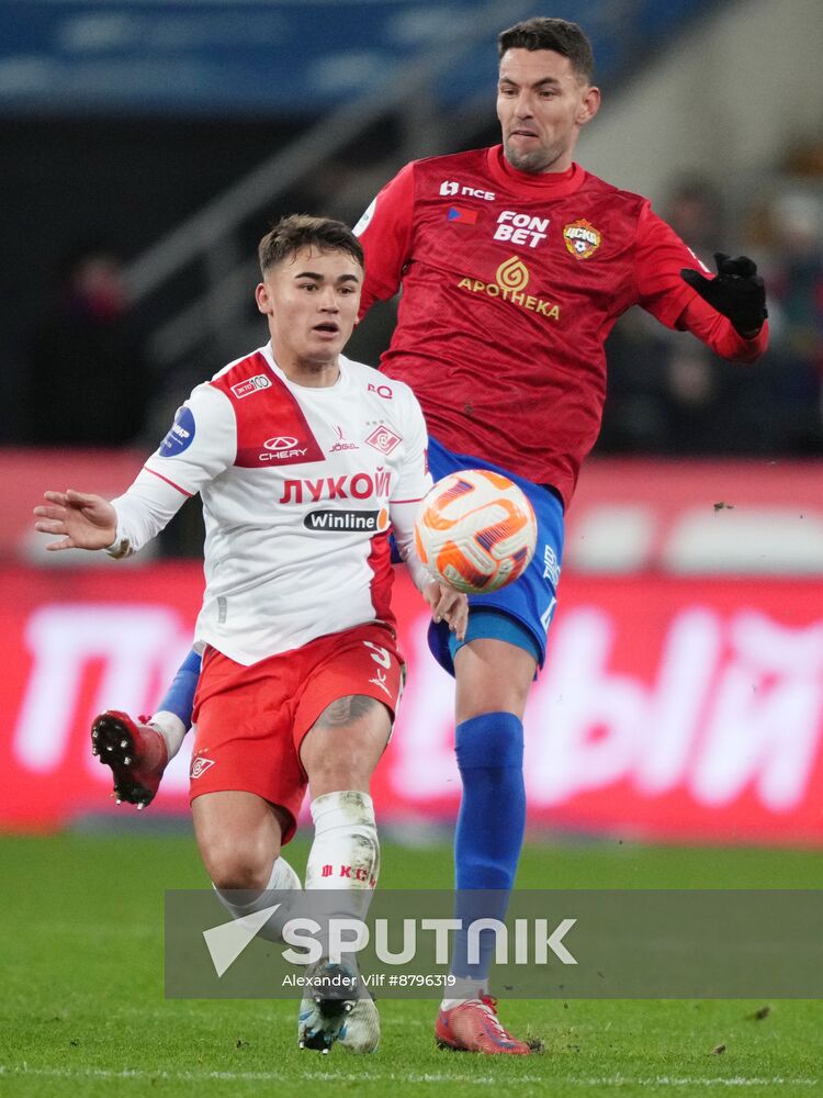 Russia Soccer Premier-League CSKA - Spartak