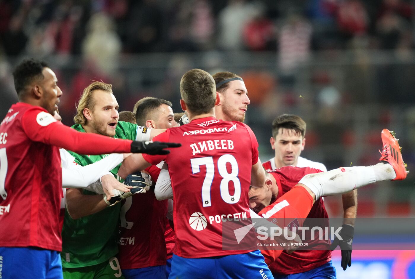 Russia Soccer Premier-League CSKA - Spartak