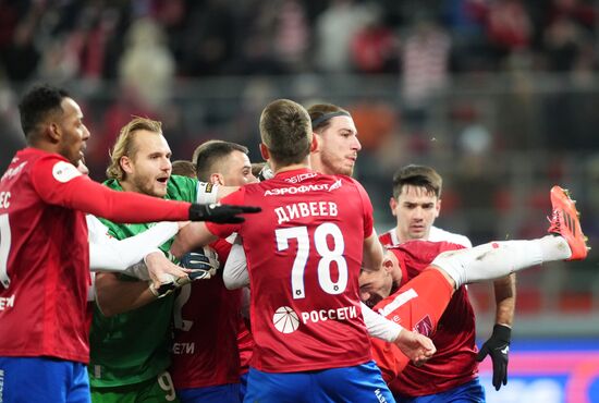 Russia Soccer Premier-League CSKA - Spartak