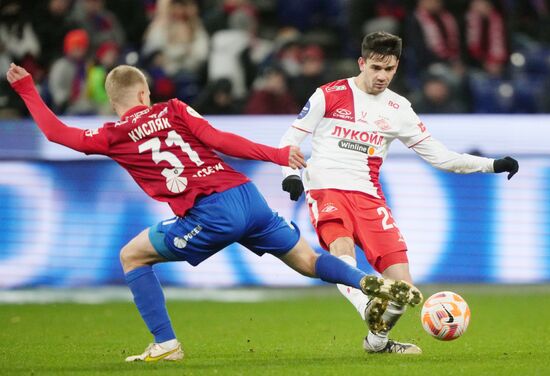 Russia Soccer Premier-League CSKA - Spartak