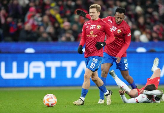 Russia Soccer Premier-League CSKA - Spartak