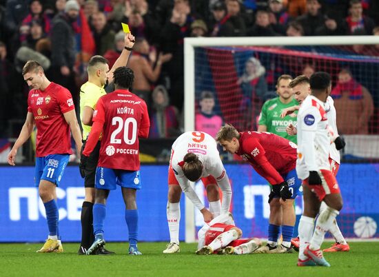 Russia Soccer Premier-League CSKA - Spartak